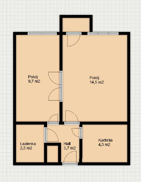 2 pokoje | Centrum | Ciche | Dla inwestora
