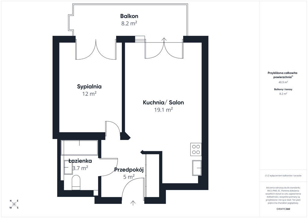 2 pokoje | Wynajem | 800m METRO KONDRATOWICZA