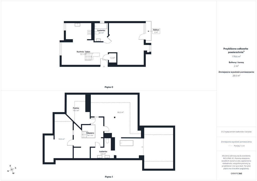 Jasne i przestronne | ponad 170m²| spacer 360°